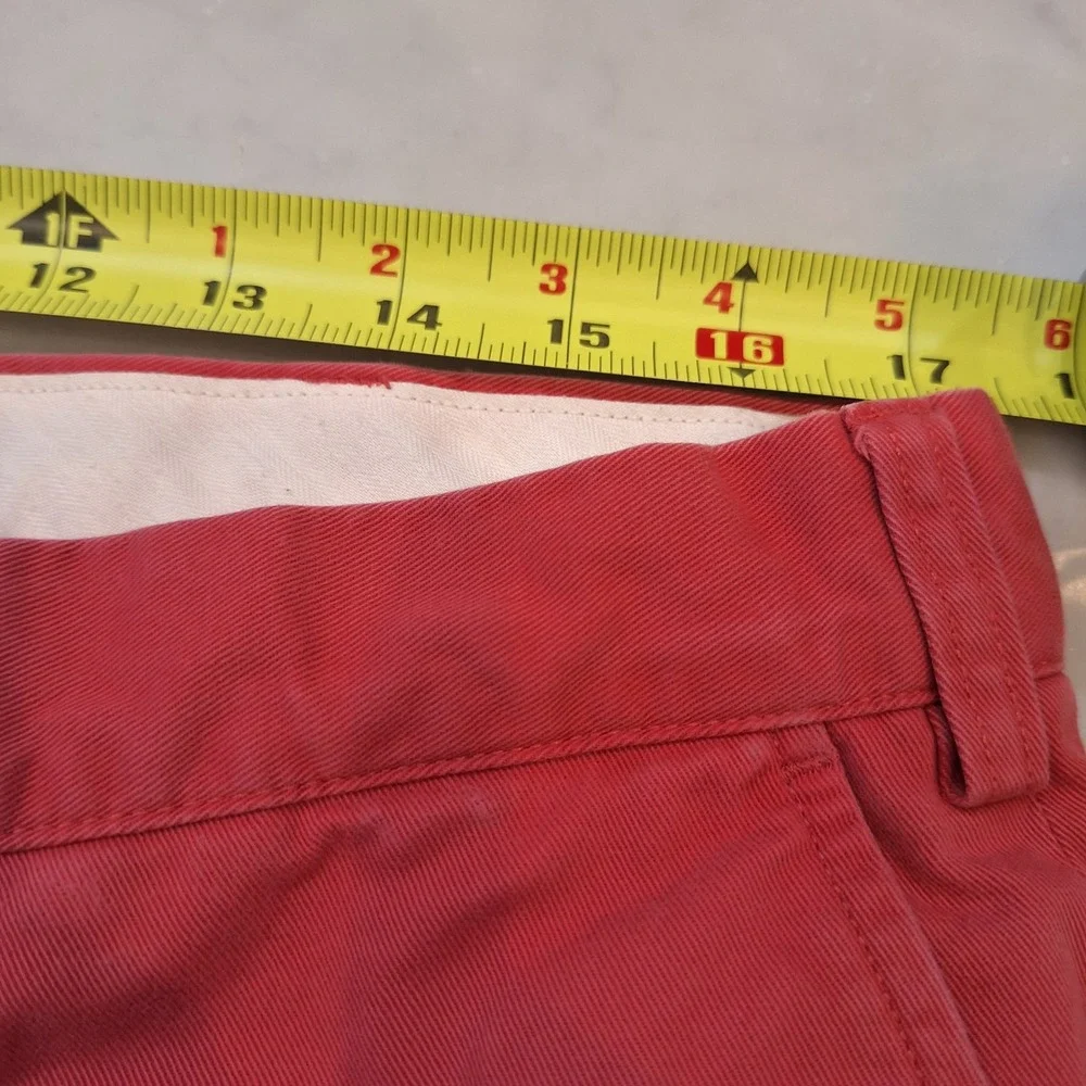 Polo Ralph Lauren Chino Pants Mens‎ 36x36 Salmon Cotton Twill Tall Long Trousers